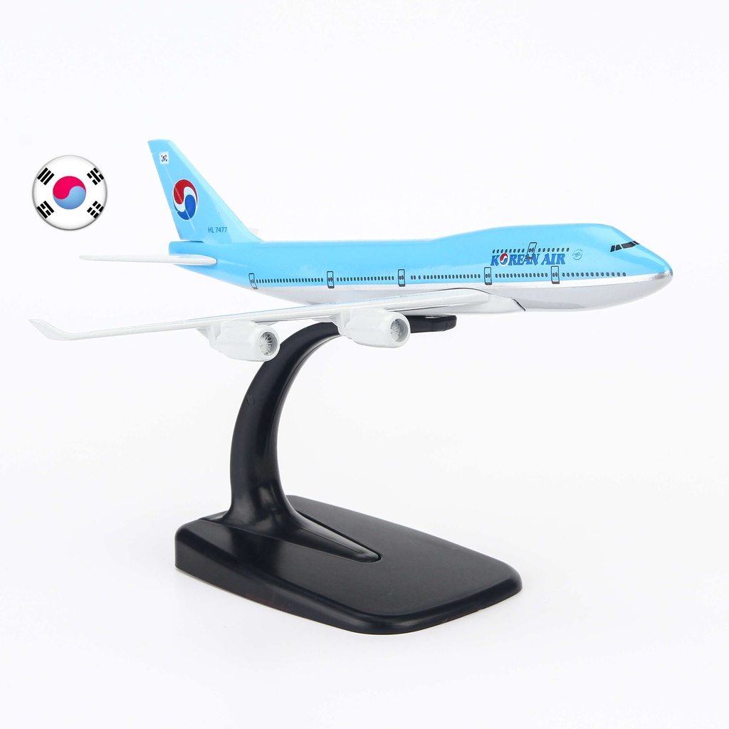 Mô hình máy bay Korean Air 16cm Everfly