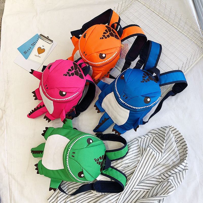 Ba Lô Đi Học Siêu Nhẹ Thoáng Khí Hình Khủng Long Dễ Thương Cho Bé Trai Gái 1-3-5 Tuổi