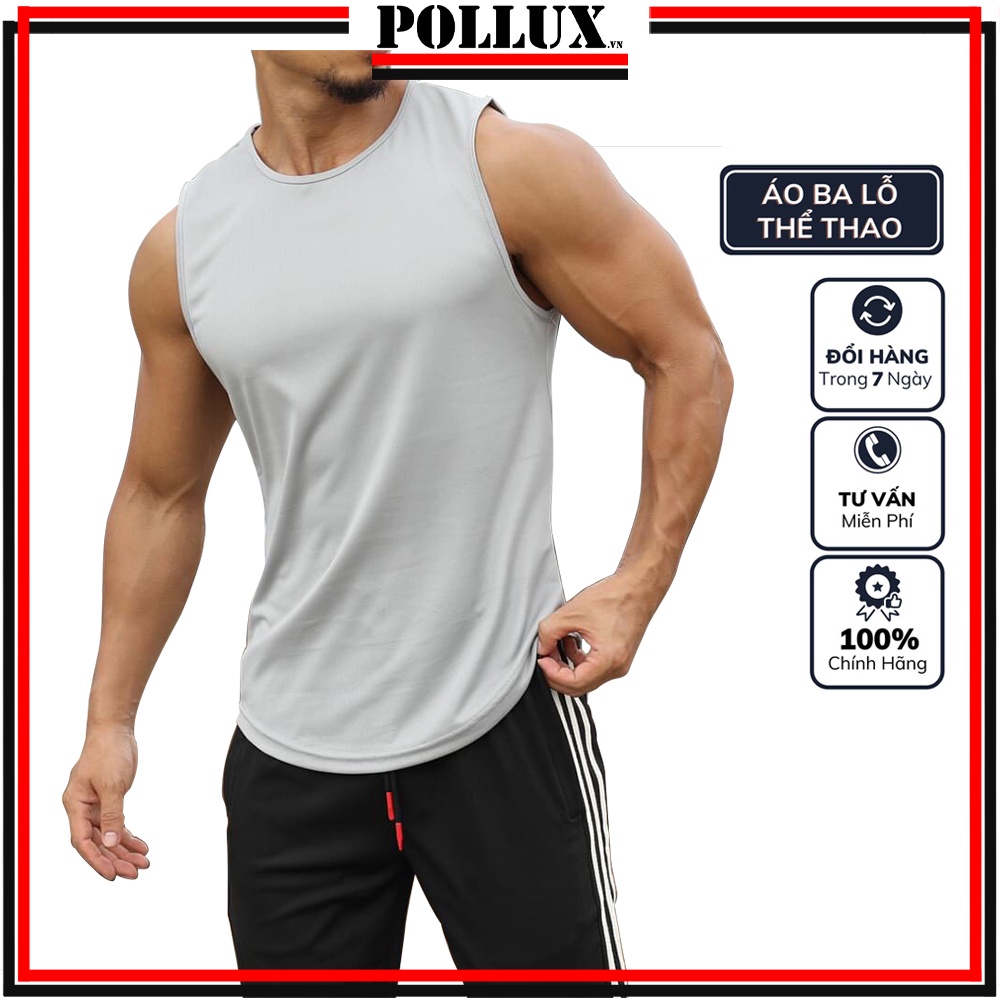 Áo thun ba lỗ nam  tanktop thể thao GYM - polux