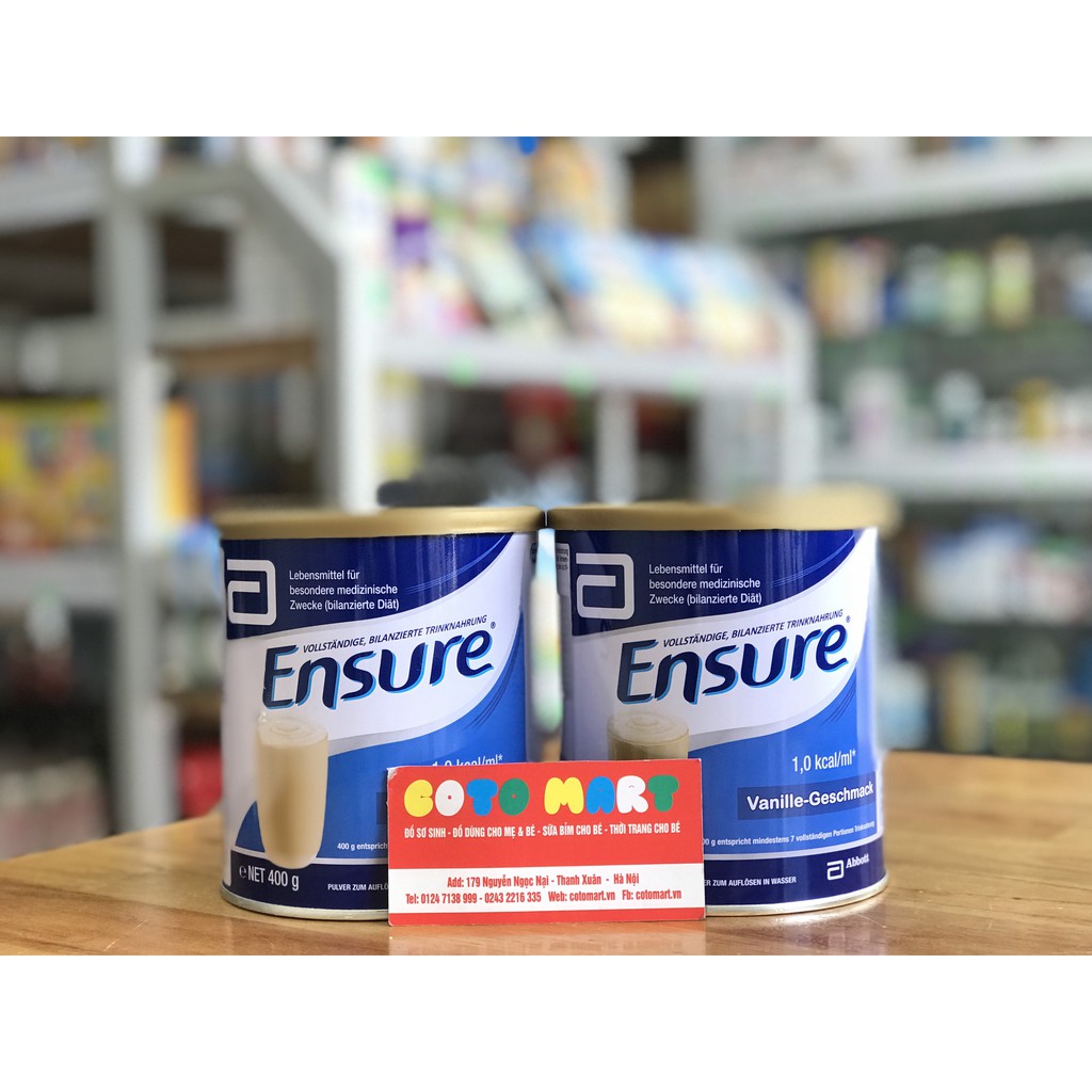 Sữa ensure Đức ENSURE VANILLE 400gr