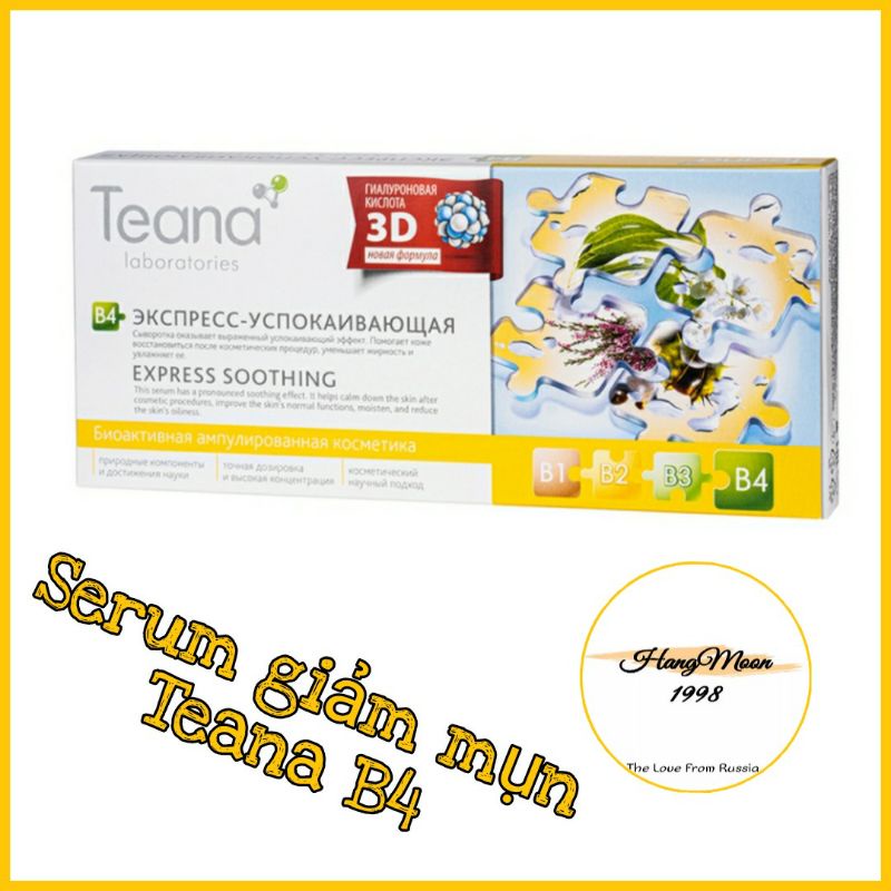 Serum Teana giảm mụn B4 Express Soothing