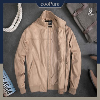 Áo Khoác Da Lộn Cổ Đứng cooPure 2303