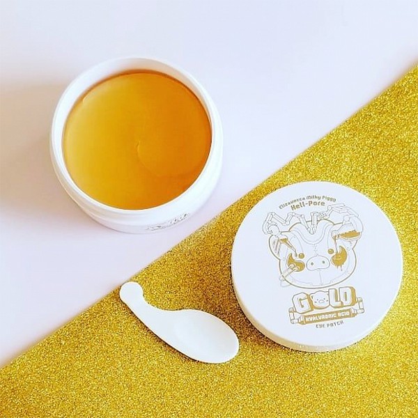 Mặt nạ mắt vàng Elizavecca Hell-pore Gold Hyaluronic Acid Eye Patch 60pcs