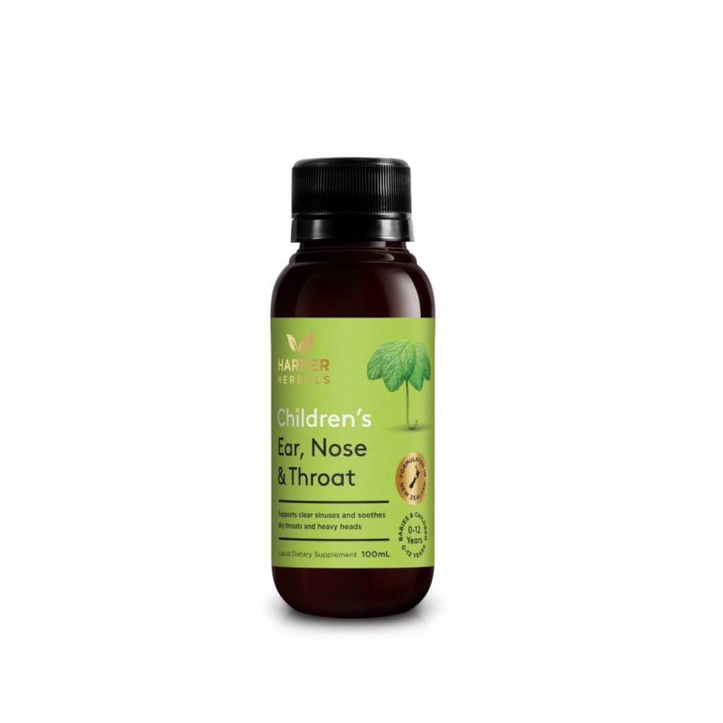 Siro Harker Herbals xanh lá tai mũi họng cho bé 150ml
