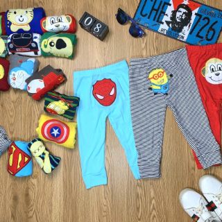 Set 5 Quần mông thú cho bé trai (6-16 kí)