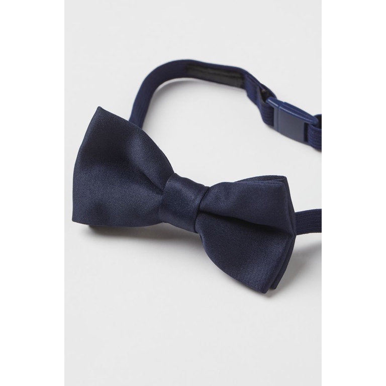 Áo sơ mi kẻ đỏ cổ nơ bé trai HM