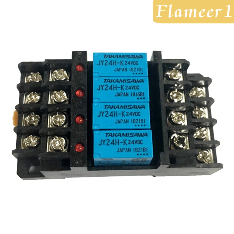 Bộ Rơ Le 1] Cuộn Dây 5A 24VDC 250VAC G6B-4BND Với Rơ Le JY24H-K