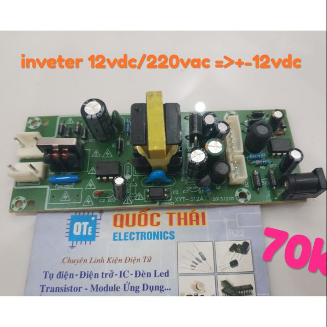 [Mã ELHADEV giảm 4% đơn 300K] Board chuyển điện áp 220VAC/12VDC thành điện áp 12V đối xứng