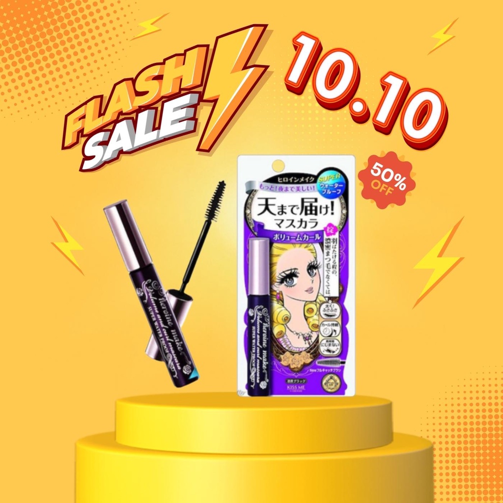 Kiss me Mascara - Chuốt Mi Kiss Me Heroine Mascara làm dài , dày và cong mi