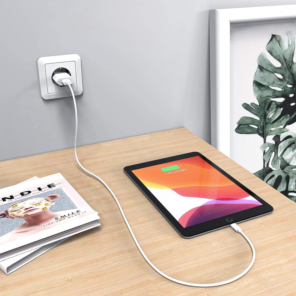 Củ Sạc Và Cáp Sạc Usb 5w Cho IP12 11 Pro Mini Xs/Xs Max/Xr/X/8/8 Plus/7/7 Plus/6s/6/6 Plus/5
