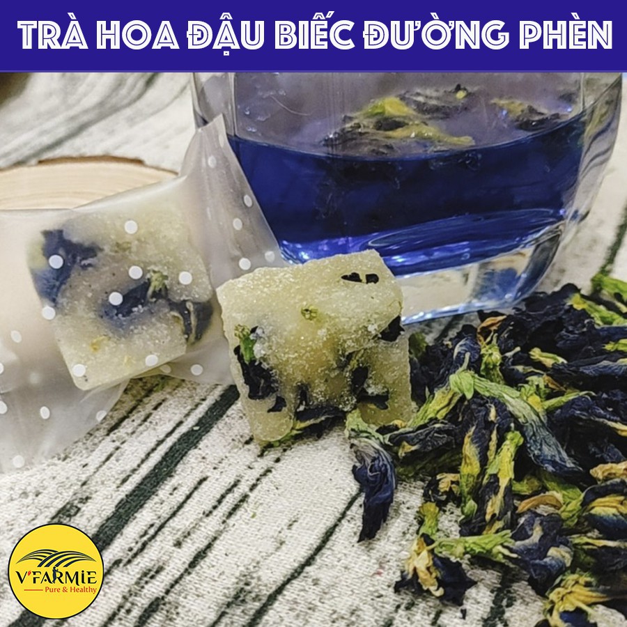 5 VIÊN TRÀ HOA CÚC ĐƯỜNG PHÈN- TRÀ ĐẬU BIẾC-TRÀ HOA HỒNG-TRÀ HOA NHÀI