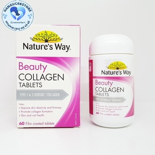 Collagen viên Nature's Way Beauty Collagen Booster 60 viên - Xuất xứ Úc