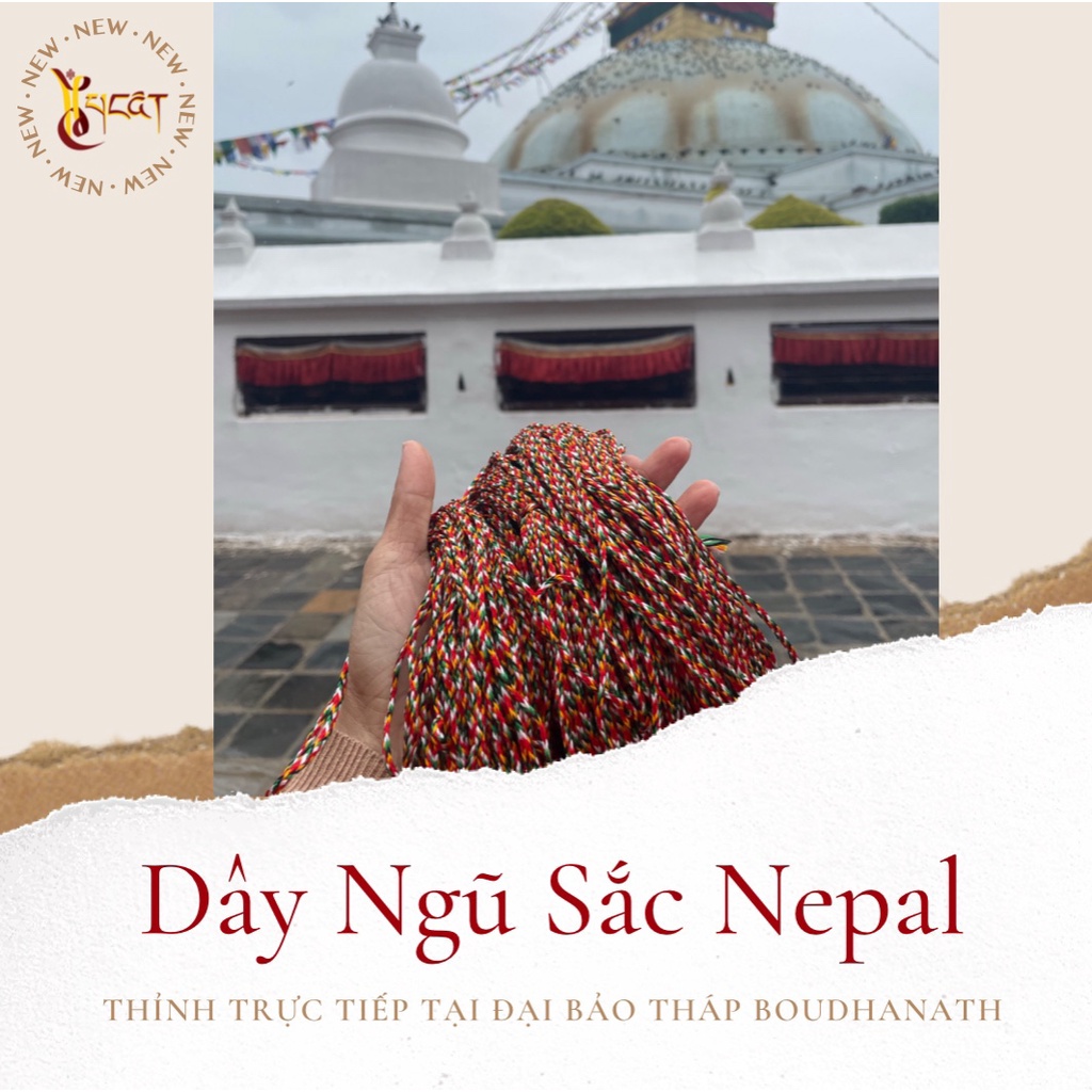 Dây Ngũ Sắc Nepal Bình An và May Mắn