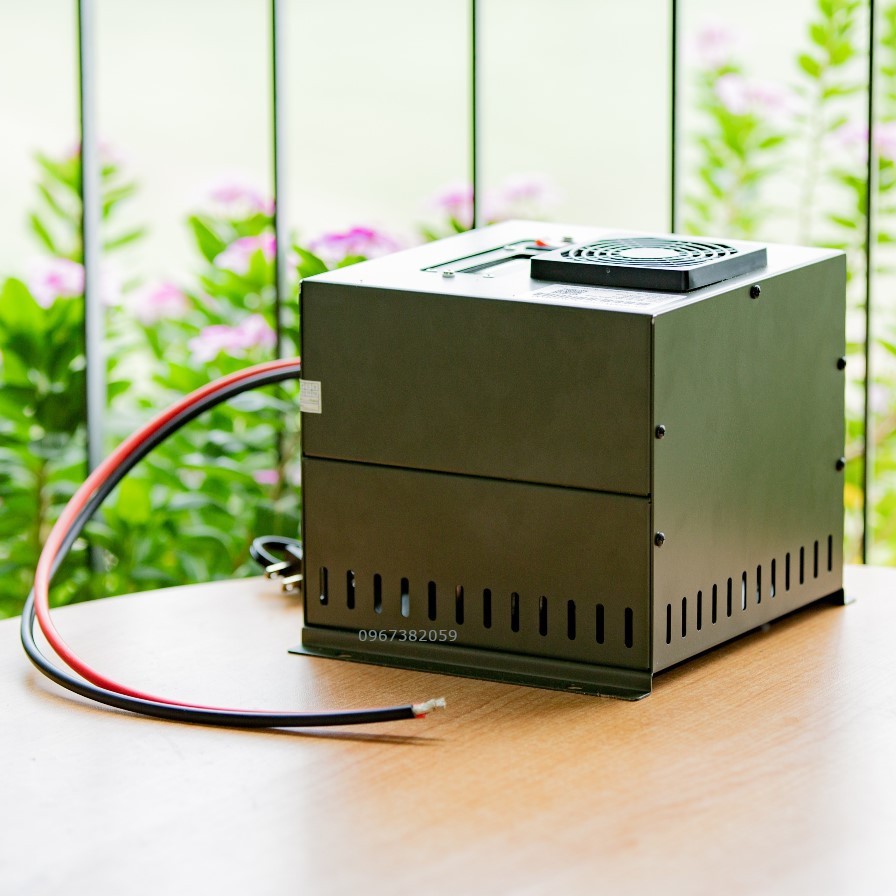 Bộ kích chuyển điện 48V lên 220V Sóng Sine chuẩn kiêm sạc bình ắc quy tự ngắt hàng NHẬT BẢN 1.500VA/1.000W