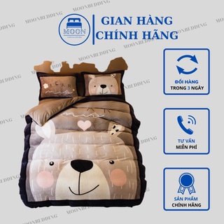 Bộ chăn ga gối Nỉ Nhung 3D cao cấp