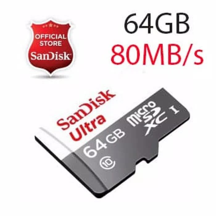 Điện Thoại Sandisk Microsd Ultra 64gb Lên Đến 80mb / S Class 10 Chính Hãng | BigBuy360 - bigbuy360.vn