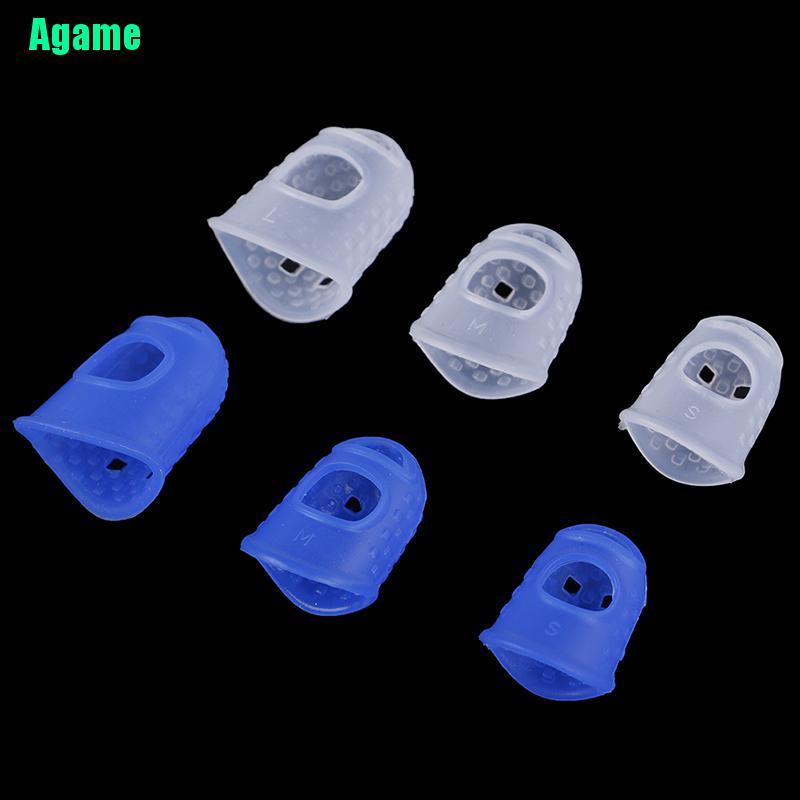 Set 4 Miếng Silicone Bảo Vệ Ngón Tay Khi Chơi Đàn Guitar / Ukulele / Bass