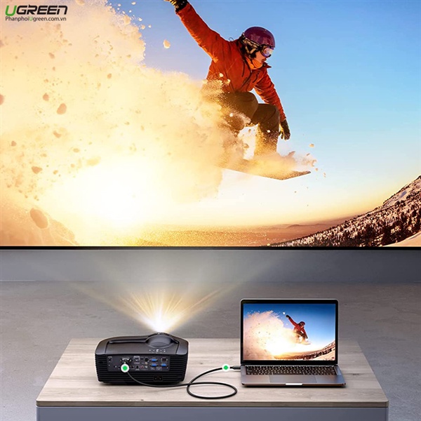 Cáp HDMI To DVI 24+1 dài 5M 8M 10M 12M 15M Cao cấp Ugreen 10137 10164 10138 10165 10166 - Hàng chính hãng
