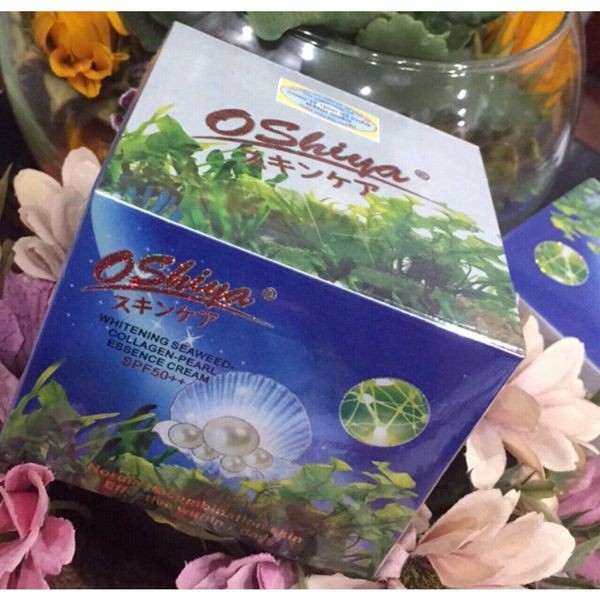 Kem dưỡng trắng da Oshiya tinh chất Collagen - Rong Biển Ngọc Trai