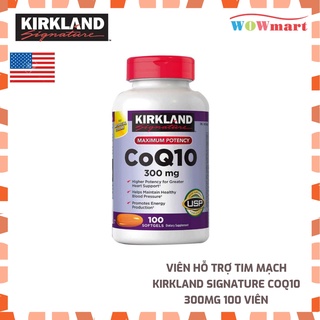 Viên hỗ trợ tim mạch Kirkland Signature CoQ10 300mg 100 viên