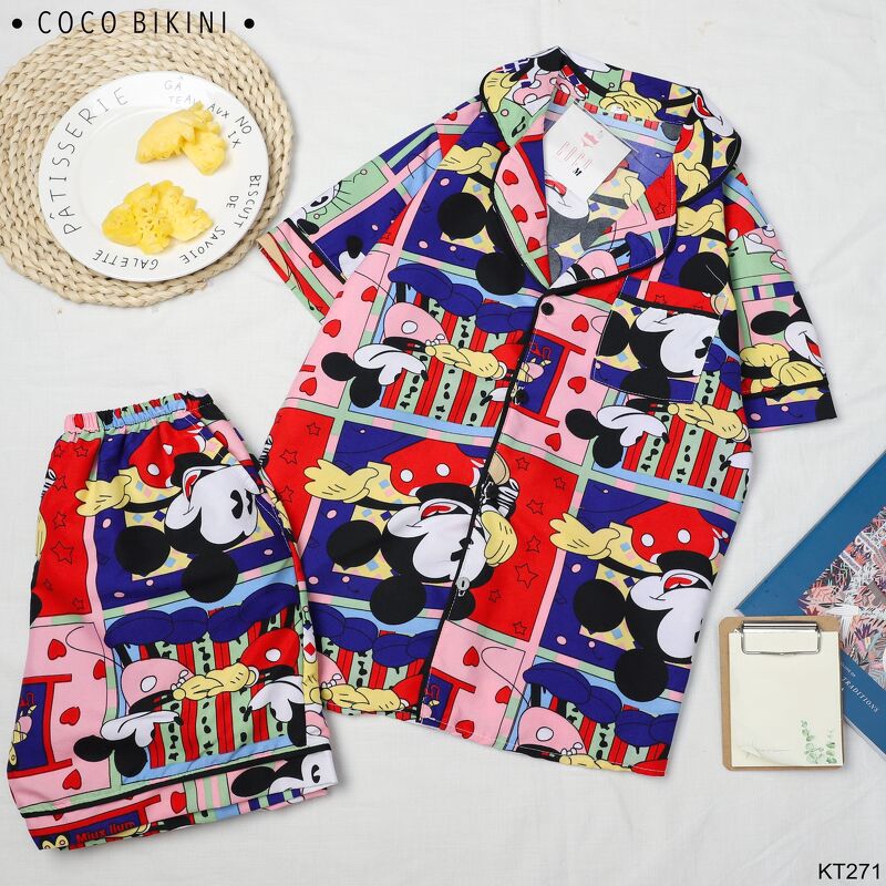 [Mã WA1606 giảm 15% đơn 99k] 𝑪𝑶𝑪𝑶 𝑩𝑰𝑲𝑰𝑵𝑰 Bộ Đồ Ngủ - Đồ Mặc Nhà Kate Thái ( KT271 ) | BigBuy360 - bigbuy360.vn