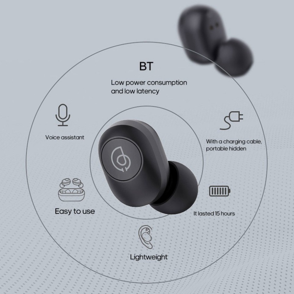 GIẢM GIÁ  Tai nghe bluetooth không dây thể thao Xiaomi Haylou GT2 TWS BT5.0 cách âm tiện dụng chất lượng cao GIẢM GIÁ