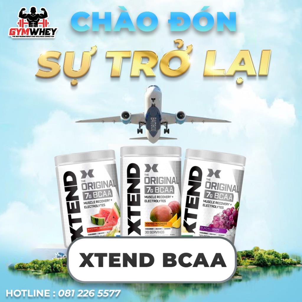 XTEND BCAA 30SER | Chống Dị Hoá Cơ bắp Scivation Xtend Bcaas 30 lần dùng.