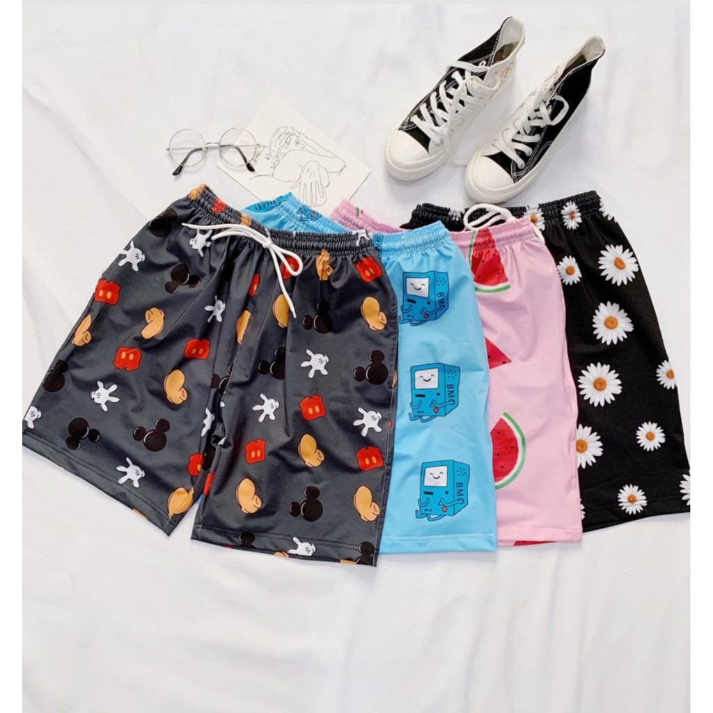 Quần Short CARTOON Unisex (6 MÀU) | BigBuy360 - bigbuy360.vn