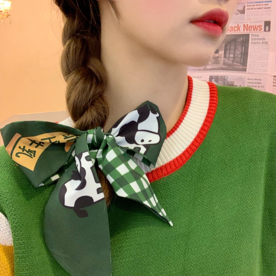 Dây buộc tóc hình nơ đa năng dễ thương cho nữ