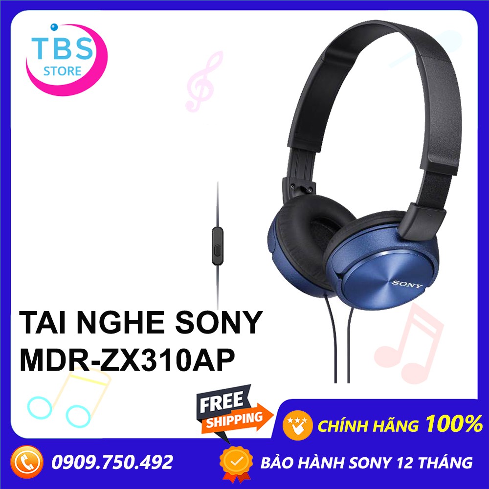 Tai nghe Sony MDR-ZX310AP - Hàng chính hãng - Bảo hành 12 tháng