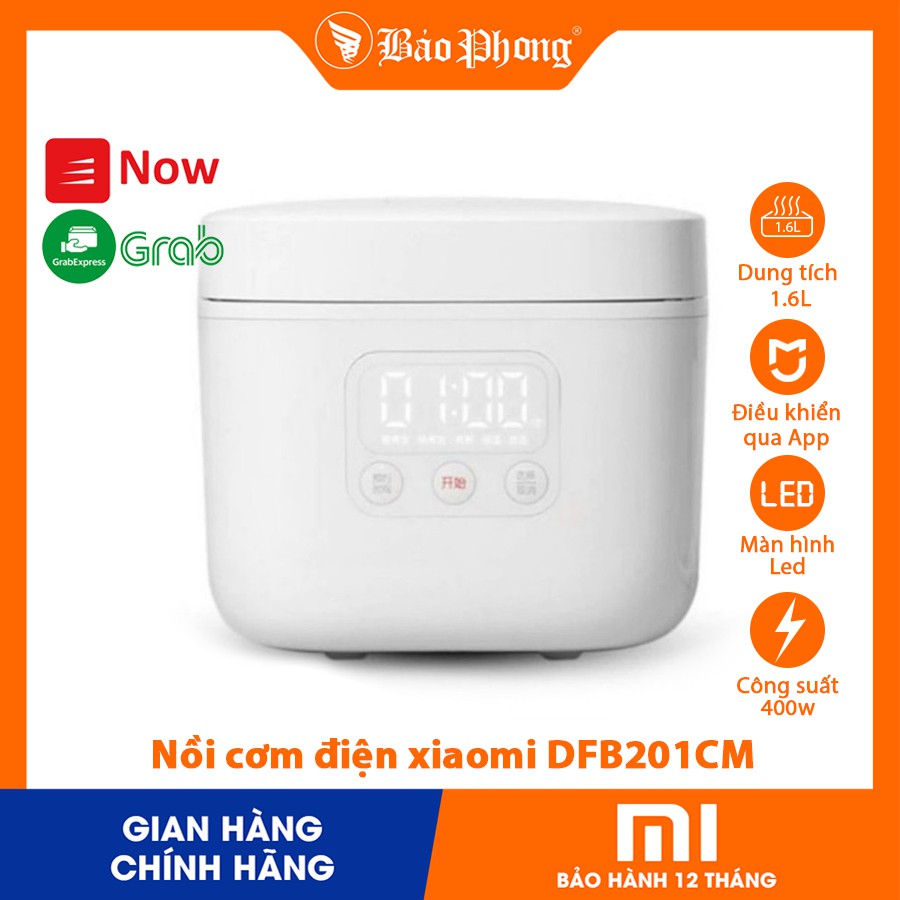 [Mã ELMS5 giảm 7% đơn 300K] Nồi cơm điện thông minh 1.6L xiaomi mijia mini cooker nhà bếp văn phòng rẻ đẹp nấu nhanh