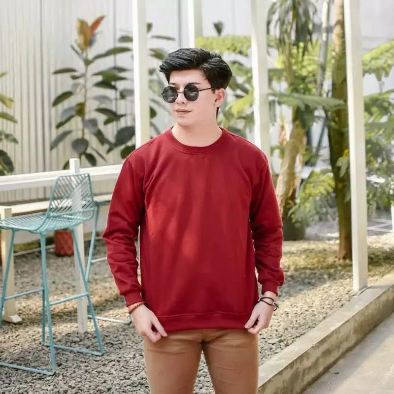 Áo Sweater Màu Trơn Thời Trang Cho Bé Trai | BigBuy360 - bigbuy360.vn
