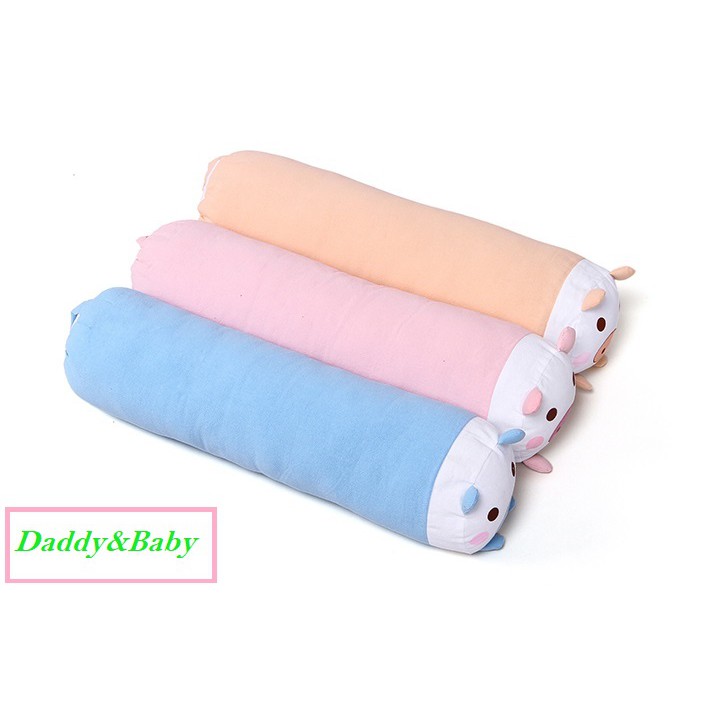 Gối ôm con sâu mặt heo cotton Baby Top 60x25cm