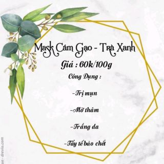 Mask bột thiên nhiên(sale thanh lí)