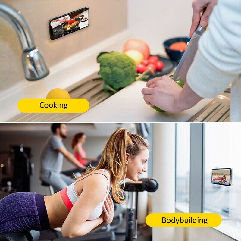 Miếng dán nano trong suốt hai mặt kèm giá đỡ điện thoại | BigBuy360 - bigbuy360.vn