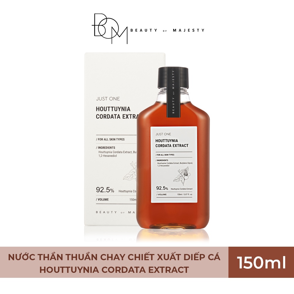 Nước hoa hồng - Nước Thần B.O.M Just One Tinh Chất Diếp Cá 92,5% Houttuynia Cordata Extract 150ml | BigBuy360 - bigbuy360.vn