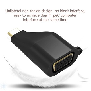 Dây cáp chuyển đổi đầu USB Type C sang VGA cho điện thoại , máy tính