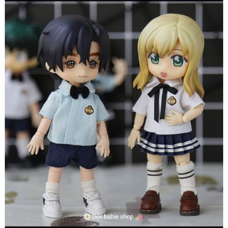 Đồng phục học sinh cho doll 1:12 1:8