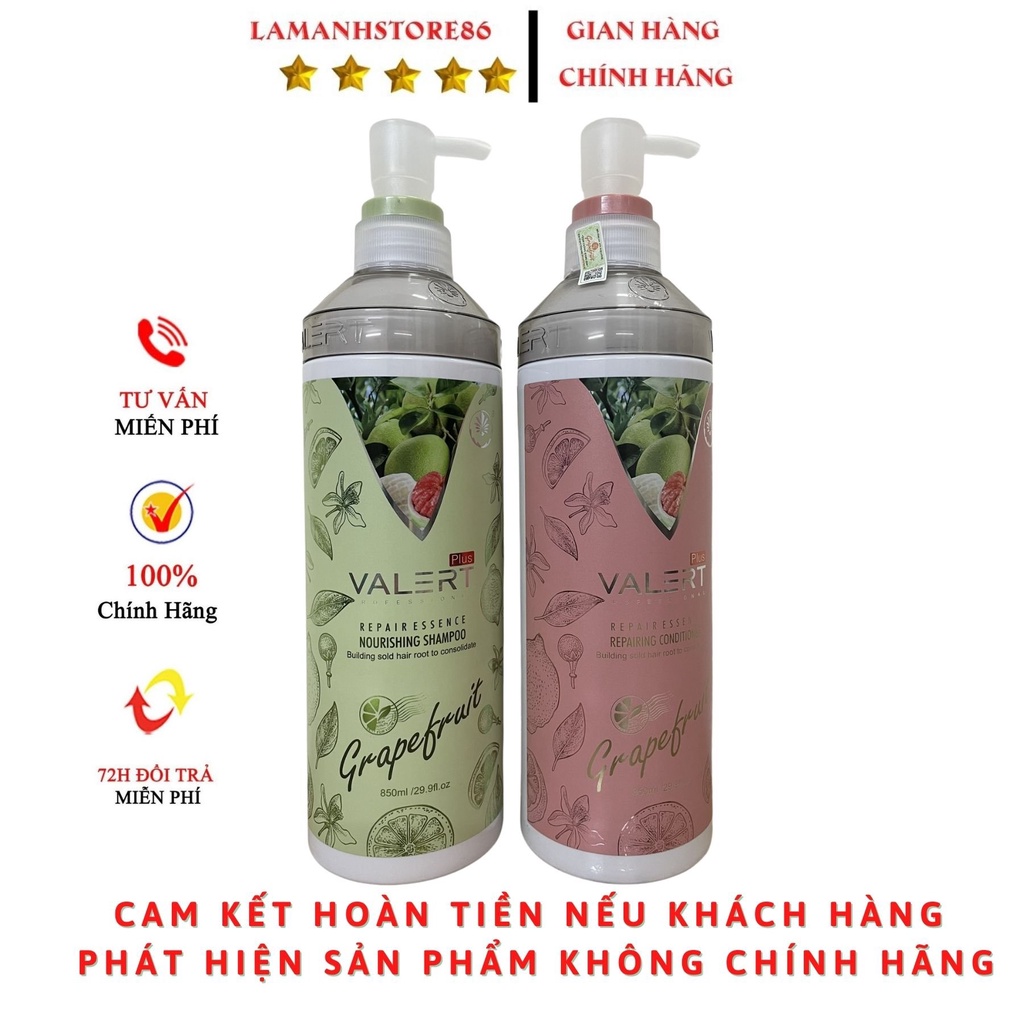 Dầu gội bưởi Grapefruit Plus chống rụng tóc, kích thích mọc tóc, cặp 850mlCOMBO MUA1 ĐƯỢC 4