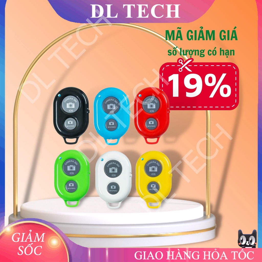 Remote Bluetooth chụp hình tự sướng màu ngẫu nhiên DL TECH