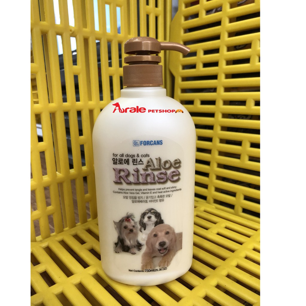 DẦU XẢ NHA ĐAM CHO CHÓ MÈO