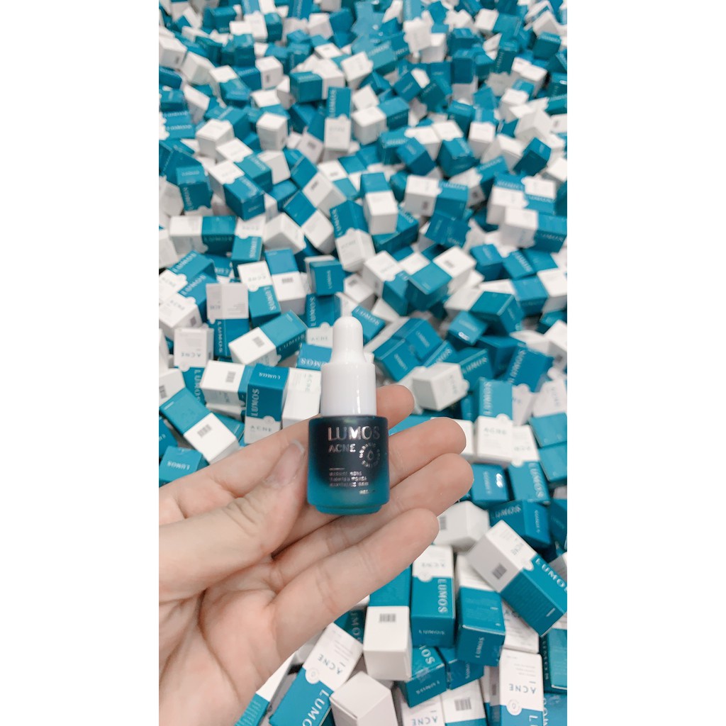 Serum ngừa mụn Lumos Acne lọ 5ml, ngăn ngừa mụn, xóa mụn se khít lỗ chân lông Mit Beauty