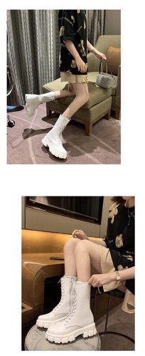 (SẴN TRẮNG 39) GIÀY BOOTS NỮ ĐẾ CAO ULZZANG