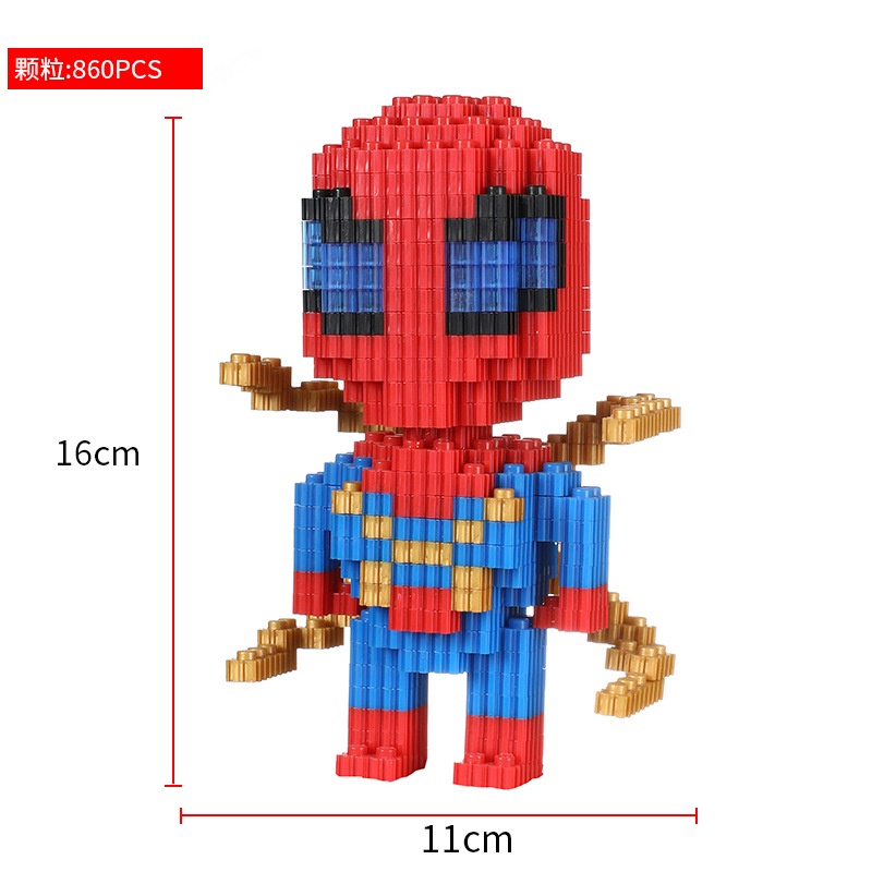 Bộ Đồ Chơi Lắp Ráp Lego Mini Ba Chiều Hình Động Vật Dễ Thương Cho Bé
