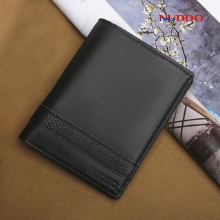 Ví da nam cao cấp đựng tiền bóp nam da bò thật kiểu dáng đứng nhỏ gọn NN002
