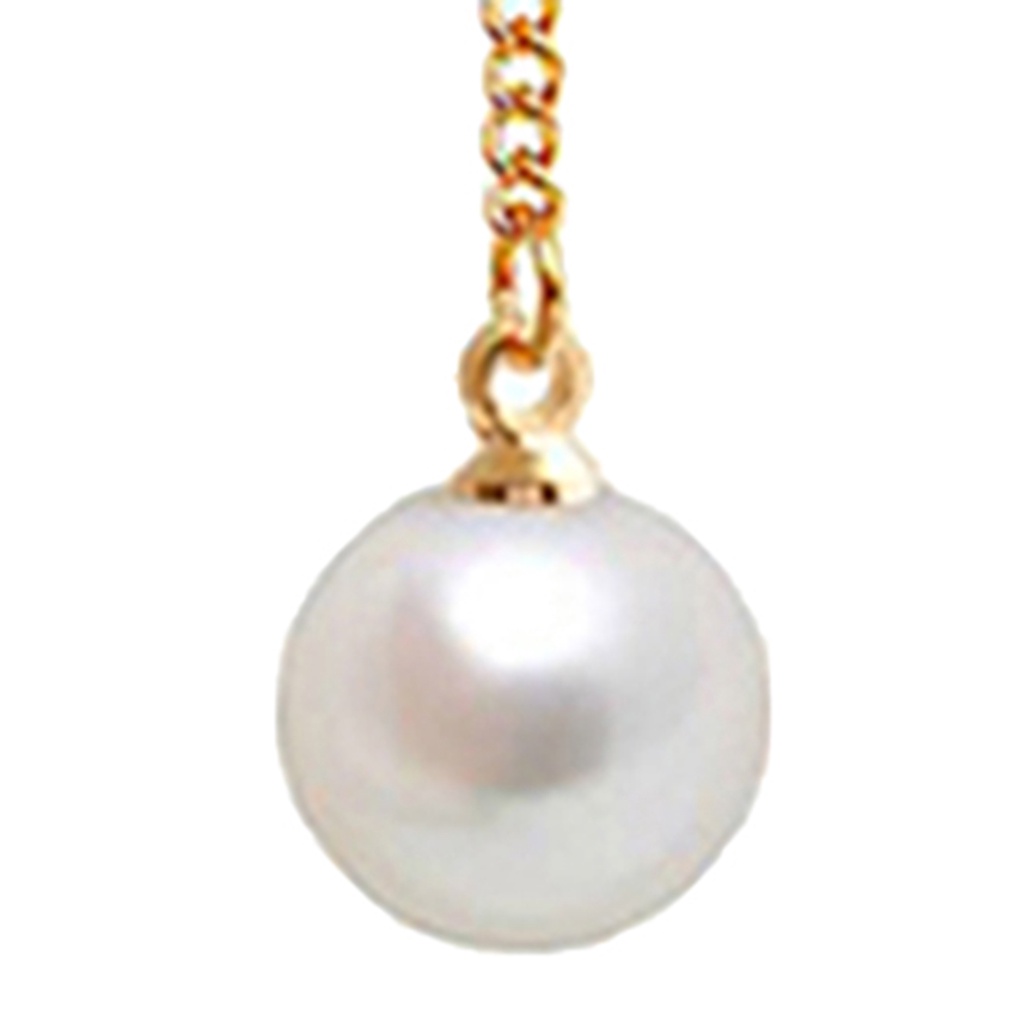 Cặp khuyên tai thiết kế hình cánh thiên thần đính đá quý/ngọc trai nhân tạo sang trọng dành cho nữ