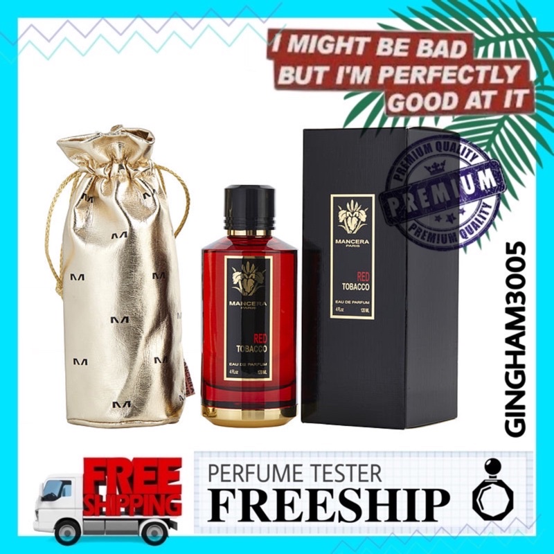 ✦GH✦( New ) Nước Hoa Mancera Red Tobacco Eau de Parfum 120ml