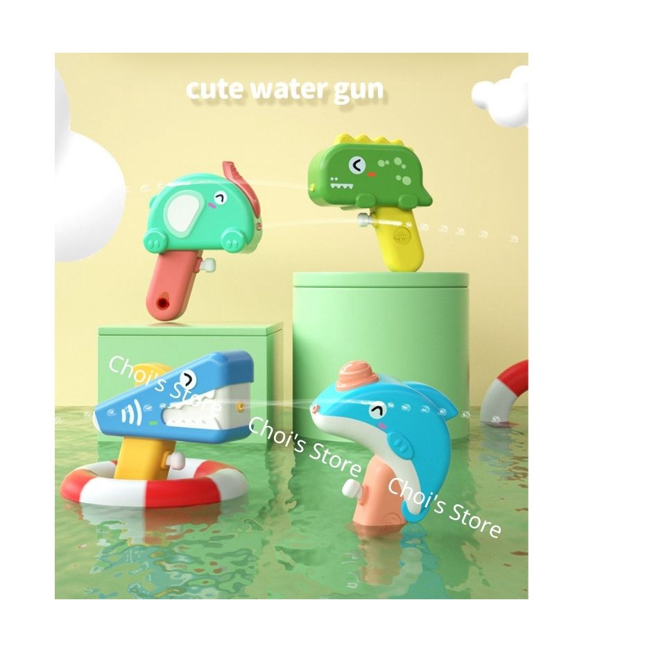 Súng phun nước đồ chơi hình ĐỘNG VẬT đáng yêu cho bé