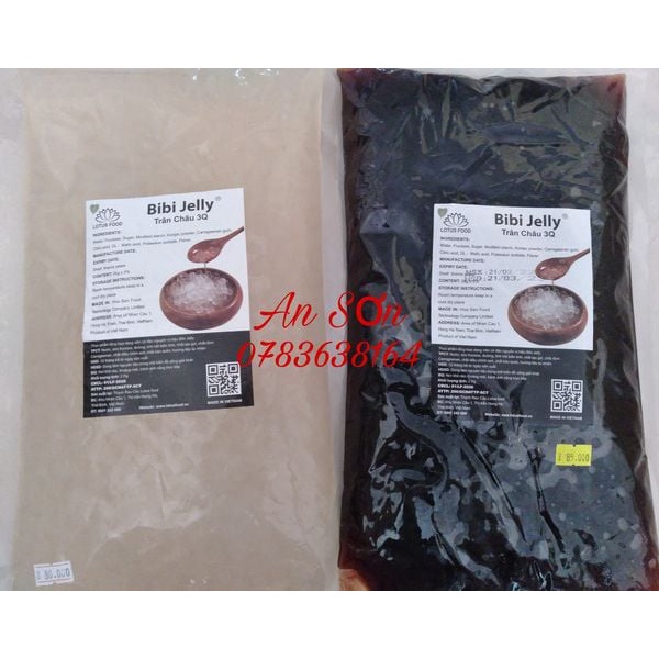 Trân châu ngọc trai Trắng 3Q BIBI JELLY