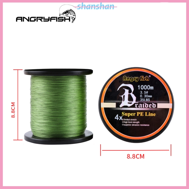 Cuộn Dây Câu Cá Màu Sắc Sặc Sỡ Bền Chắc 1000m / 1093yds 4braid